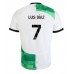 Maillot de foot Liverpool Luis Diaz #7 Extérieur vêtements 2023-24 Manches Courtes